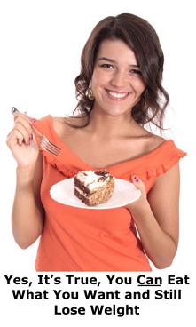 Even you can eat what you want and lose weight